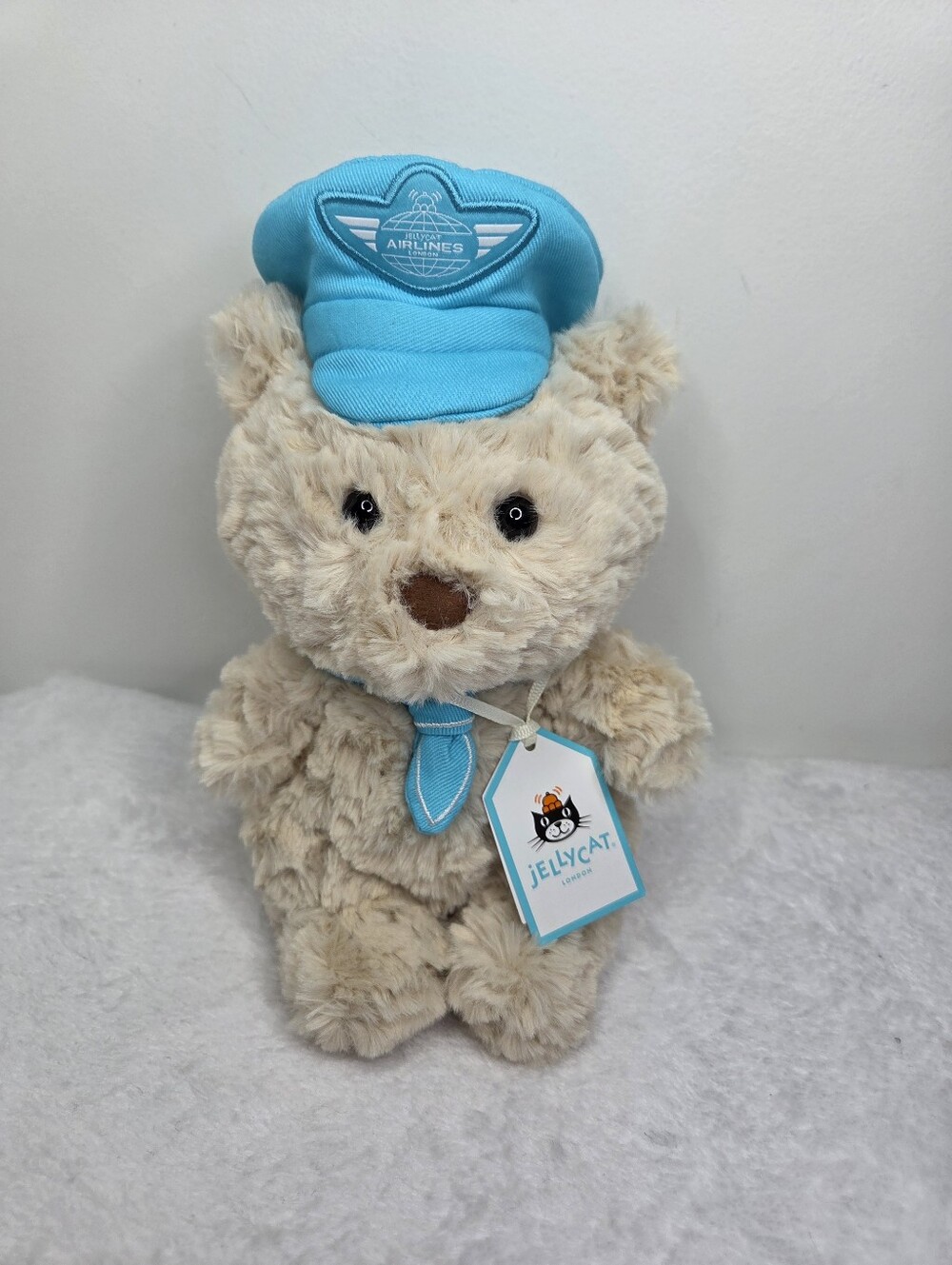 BNWT Jellycat Bartholemew Bear Junior "Pilot"